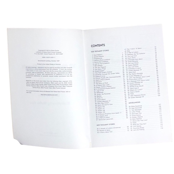 101 Bible Activity Sheets by Betty De Vries Paperback Book - Picture 3 of 8